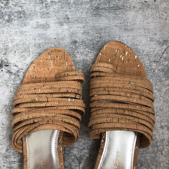 NWOT-  Donald Pliner Frea Cork Sandals - Picture 6 of 7